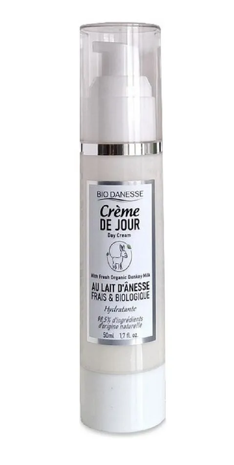 Cr&egrave;me de jour au lait d'&acirc;nesse bio