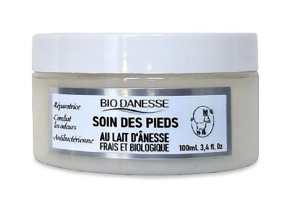 Cr&egrave;me sp&eacute;ciale pieds au lait d'&acirc;nesse bio 100ml