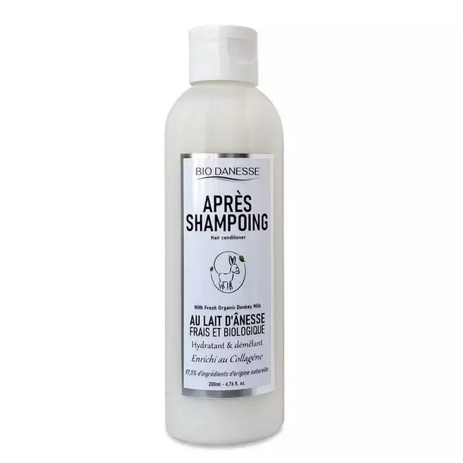 Apr&egrave;s-shampooing au lait d'&acirc;nesse bio