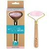 Roller visage Gua Sha Quartz rose