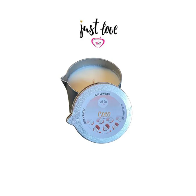 Bougie de Massage Noix de Coco Love Boutique