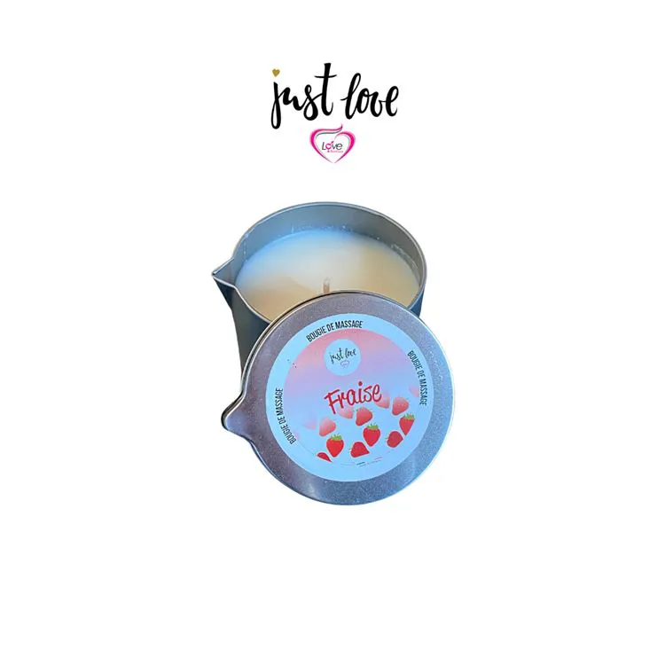 Bougie de Massage Fraise Love Boutique
