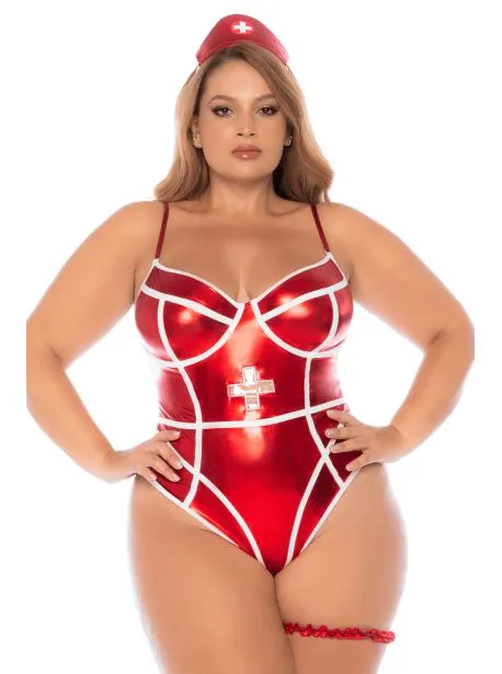 Costume sexy infirmi&egrave;re 1X/2X