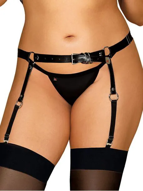 A756 Harnais Porte-jarretelles - Noir - XL/XXL