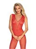 N112 Bodystocking - Rouge - XL/XXL
