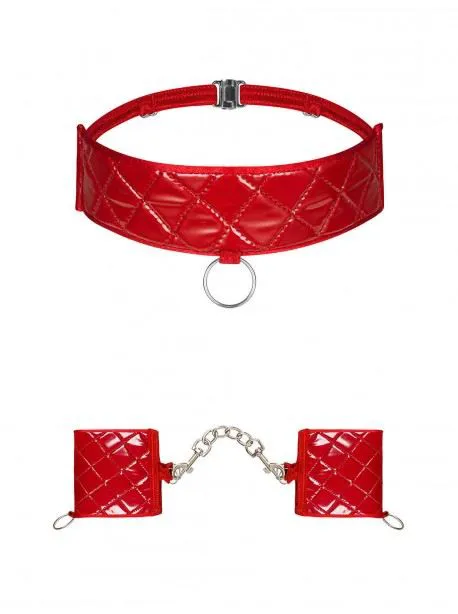 Hunteria Menotte et Collier - Rouge
