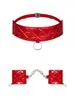 Hunteria Menotte et Collier - Rouge