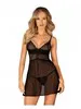 Chemeris babydoll et String XL/XXL