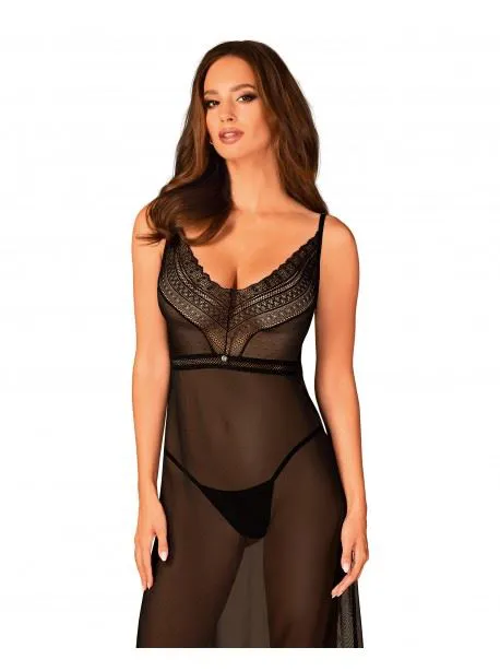 Estiqua nuisette longue noir XL/XXL