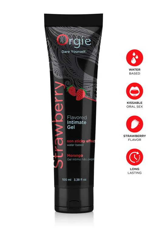 Lubrifiant comestible - Fraise - 100ml