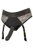 Gode-Ceinture Culotte Dentelle avec Jarretelles