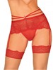 Loventy Porte-jarretelles - Rouge - 2XL/3XL