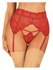 Lonesia porte jarretelles rouge SM