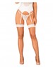 S814 Bas jarretelles Blanc L/XL